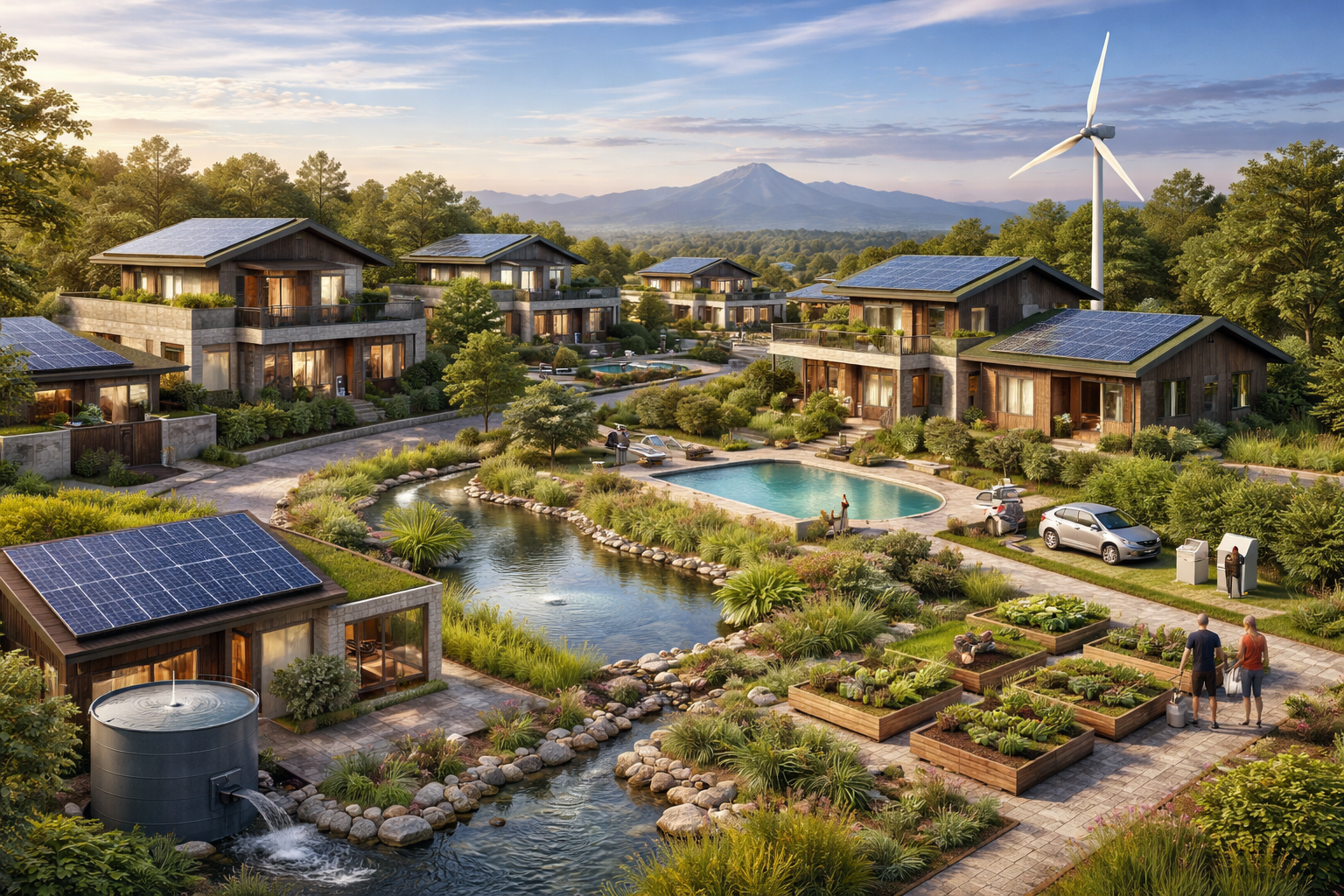 Designing Climate-Resilient Gated Communities